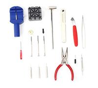 Outils de réparation de Montres, boîtier Portable Professionnel en Alliage d'acier ABS pour Remplacement de Batterie de Montre, réglage du Bracelet, 16 pièces