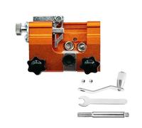 Outils de réparation de scie, affûtage des dents de chaîne, affûteur manuel pour le travail du bois, avec 3 barres d'affûtage électrique (jaune A)