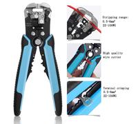 Outils de réparation d'électricien SR Pince à dénuder Pince multiprise Vedo Coupe-fil automatique