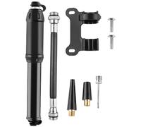 Outils de réparation portables haute pression légers | Pompe à vélo portable - 3 x 19,5 cm - Pompe à pneu de vélo - Pour VTT, vélo de route, gravier, graisse, moto, camping