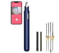 Outils de retrait de points noirs, boutons pression avec caméra visible, nettoyeur de pores étanche, kit d'extraction d'acné comédons pour iPhone/Android