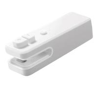 Outils de scellant pour sacs - scellant pour sacs d'alimentation de 400 mAh avec coupeur | Machine de scellage sous vide à feu portable blanc | Gadget de cuisine portable p