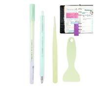 Outils de scrapbooking, stylo à colle pour scrapbooking,Ensemble d'outils de fabrication artisanale 4 pièces | Ensemble d'outils manuels adhésifs puissants pour le collage, l'art du papier, la fabrica