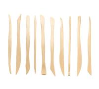 Outils de sculpture d'argile à modeler - Ensemble d'outils d'art en argile de bois de 10 pièces pour adultes | Ensemble de sculpture en bois pour modélisation en céramique, lissage