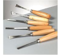 Outils de sculpture - EFCO - Gouges de 16 cm - Lot de 6 - Pierre Stéatite - Artisanat