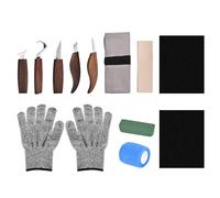 Outils de sculpture sur bois, 12 en 1, kit de travail du bois, kit de sculpture sur bois en acier au chrome vanadium, kit de sculpture sur bois pour débutants avec sac de rangement, pour les amateurs