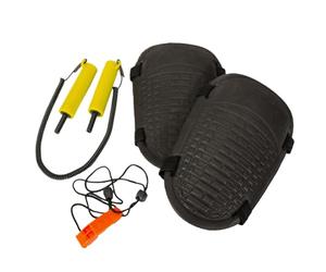 Outils de sécurité pour glace | Outil de survie avec sifflet - Jeu de protections pour les genoux, pour ski, randonnée, patinage, luge, hiver, sauvetage, randonnée