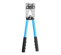 Outils de sertissage Pince À Sertir 6-50mm²/AWG 10-1/0 Pince À Sertir Hexagonale Pince À Sertir Batterie Câble Cosse Câble Outils À Main HX-50B(50B Blue)