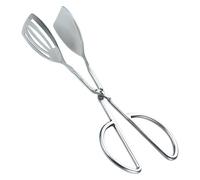 Outils de service à salade - Pinces de cuisine, pinces de service pour grill | Pinces à ciseaux confortables avec conception à long manche, pinces à ciseaux en acier inoxydable suspendues, pince à nou