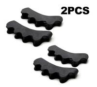 Outils De Soin Des Pieds En Gel De Silicone,Séparateur,Lisseur,Ajusteur,Protecteur,Hallux Valgus,Oignon,Pied - Type Black-2pcs