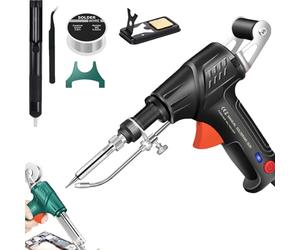 Outils De Soudage Laser Industriels À Chauffage Interne, 2025 Nouveau Automatic Welding Gun Portable One-Handed Welding Machine Rugged For, Industrial Rapid Heating Soldering Iron (BLACK)