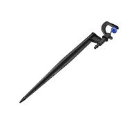 Outils de système d'arrosage de jardinage Type G 180 degrés avec 19cm Refraction Nozzles Support Holder Kit de jardin Agriculture Plantes d'irrigation Arroseur 5 Ensembles (Color : Black)