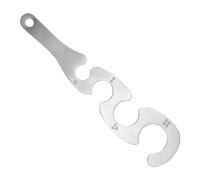 Outils de thé à pâtes, outil de mesure spaghetti 4 trous, jauge de pâtes en acier inoxydable gadgets de cuisine Cuillère à pâtes Lave-vaisselle Outils de pâtes sûrs pour les familles, la cuisine, le