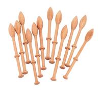 Outils de tissage à bobine en dentelle en bois pour le tricot à main le bricolage 12pcs