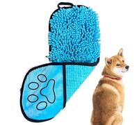 Outils de toilettage en microfibre - 53,3 x 17,8 cm - Peignoirs absorbants et lavables pour le séchage - pour chiot, chat, douche, fenêtre, porte, lavage de voitures, maison, intérieur et extérieur