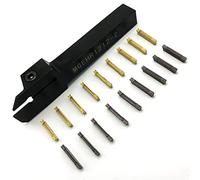 Outils de tour MGEHR1010-1.5 MGEHR1010-2 MGEHR1212-1. MGEHR1212-2 Support MGEHR Rainurage MGMN150 MGMN200 CNC pour outil de tournage, accessoires de tournage du bois (MGMN200 G NC3020, sans support )
