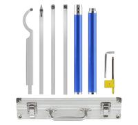 Outils De Tour,Porte-Outils Métalliques Pour Tour À Métaux - Ensemble Multifonction De Finition Détourage Rainurage Perçage Filetage Pour Projets Bois