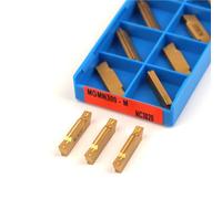 outils de tournage, 10 pièces MGMN150-G MGMN200-G MGMN250-GM MGMN300-M MGMN400- MGMN500-M GNC3020 Outil de tournage à plaquettes en carbure for rainurage(MGMN200 G NC3020)