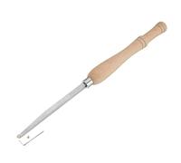 Outils de tournage du bois à pointe creuse en carbure, outil de ciseau de tour avec coupe-insert rond en carbure, grattoir à gouge for amateur de bois ou bricolage ou charpentier, manche en bois dur d