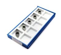 Outils de tournage extérieur SVJCR 2525M16 25 mm 2020K16 20 1616H16 16 Barre tour PCD CBN Plaquette VCGW 160402/04/08 VCGT Même produit Plaquettes de Carbure CNC(5PCS-VCGW160402 PCD)