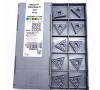Outils de tournage externes TNMG220408 TF IC907/ IC908, Inserts en carbure Tnmg 220408, outil de coupe de tour, outils CNC 10 pièces(TNMG220408 TF IC907)