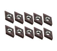 Outils de tournage, Inserts de coupe 10 pièces DCMT0702 EM YBC205 Inserts en carbure for porte-outil de tournage SDJCR1010H07