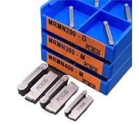 Outils De Tournage Inserts En Carbure, Coupe Aluminium, Machine MRMN CNC Cuivre, 10 Pièces Plaquettes de Carbure CNC(MRMN400M PC9030)