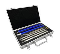 Outils de Tournage pour Tour à Métaux, Porte-Outils Métalliques Pour Tour À Métaux, Jeu Multifonction De Détaillant En Métal Pour Filetage, Rainurage, Travail Du Bois, Alésage, Artisanat Et Projets De