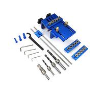 Outils de travail sur bois 3in1 forage locator Guide de forage Tool Kit Travail du bois et menuiserie de haute précision Goupille Jigs Kit