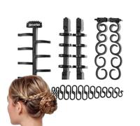 Outils de tressage de cheveux - Article de tressage français, outils de coiffure polyvalents | Structure humanisée automatique de tresse, parfait pour les tresses torsadées et plus encore, machine à
