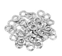 Outils de verrouillage de rondelles à ressort de joint de rondelle ondulée en acier inoxydable pour les connexions électriques appareils ménagers commerciaux automobile Marine (M6 (50 pièces))