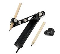 Outils d'écriture - Sciber multifonction avec stylo perforé profond - Outils pour la construction - Travail du bois Scribla - Outil de mesure multi-LEG - Travail du bois