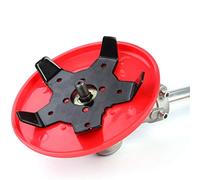 Outils D'élagage du Jardin à Axe Droit, Un Bac à Désherber, en Acier Manganèse + ABS 15 Cm de Diamètre de Disque, Particulièrement adapté aux Rizières et aux Terres Arides, (Rouge)