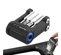 Outils D'entretien De Vélo - Ensemble Pratique 5,3 X 3,5 X 2,1 Cm, Construction En D'aluminium ABS, Conception Mini Portable Avec Fonction De Fixation Multifonction | Kit De Réparation Pour Vé