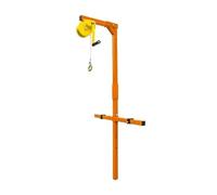Outils d'installation de climatiseurs : grue de levage 5 HP et treuil manuel 10 m, support de maintenance et de démontage de l'unité extérieure, équipement de levage essentiel pour les professionnel