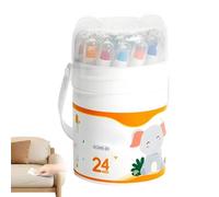 Outils d'ombrage vibrants - Boîte de rangement renforcée avec taille-crayon, objectif artistique lumineux pour croquis, matériel d'artisanat, crayons pour livres de coloriage pour, adolescents