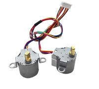 Outils électriques Mini moteur 20BYJ46 moteur, moteur de climatisation, moteur de guidage de vent synchrone à double lame oscillante suspendue, outils de moteur de balayage haut et bas (Color : Doubl