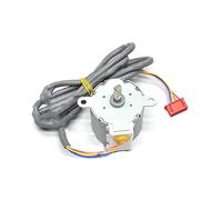 Outils électriques Mini Moteur Swing Blade Wind Guide Moteur Synchrone, Moteur de Climatiseur, Arbre Plat 12V DC Moteur 35BYJ412B Moteur Pas à Pas 0010404093E Outils (Color : Red Plug Motor)