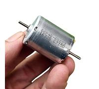 Outils électriques Moteur 370-16328 Micro Moteur, DC 6V-12V 3100-6300 tr/min, Moteur à courant continu à double arbre de sortie, Balai de charbon Grand couple Longue durée de vie Mini Précision
