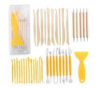 Outils en argile 39pcs / ensemble outils de sculpture en argile diy pour les adultes modélisation en polymère pour artisanat d'art poterie