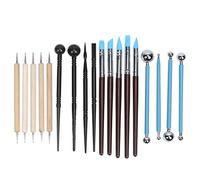 Outils en Argile Polymère, Pointes en Silicone pour Stylo Pointillé, Stylet à Bille, Outils D'Indentation en Argile Céramique pour Œuvres d'art, Poterie, Sculpture, DIY, Loisirs Créatifs, Cadeau pour