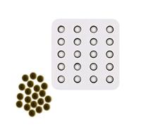 Outils en silicone pour cages reine | support de bâches 20 trous moule - outils manuels pour apiculture résistants à la chaleur pour les amateurs et les professionnels