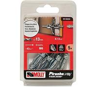 Outils et accessoires - BLACKDECKER - M18004-XJ - Lot de 5 - Métal - 13x13x34mm