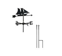 Outils et Nature Girouette Bateau Petit modèle + Mât à Planter