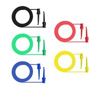 Outils et testeurs 5Pcs / Set multifonctions Multimètre sonde Kit de test électrique double Smd Ic Crochet d'essai plomb Câble silicone Accessoires multimètres