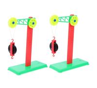 Outils expérimentaux physiques, Ensemble de 2 blocs de poulie en plastique for expérience de physique