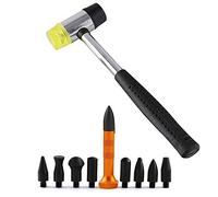 Outils GS PDR Kit de débosselage de carrosserie sans peinture de10 articles. Marteau en caoutchouc, pointeaux. Pour débosselage de voiture, de porte de réfrigérateur
