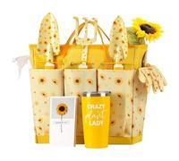 Outils Jardinage | avec Sac Très Résistant et Ergonomique | Kit d'Outils de Jardinage pour Jardinier | pour Extérieur Terrasse Jardin Aménagement Paysager Plantation Fleurs et Légumes