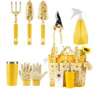 Outils Jardinage - Sécateur, Râteau et Pelle Ergonomiques - Kit d'Outils de Jardinage pour Jardinier,pour Jardinière Maman Grand-mère Extérieur Aménagement Paysager Fleur