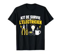 Outils Kit De Survie De LElectricien Électricité T-Shirt